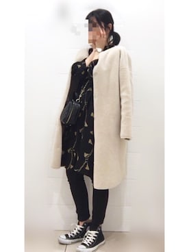 __y_u_u__さん（レディース・161cm）の冬コーディネート