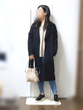 __y_u_u__さん（レディース・161cm）の冬コーディネート