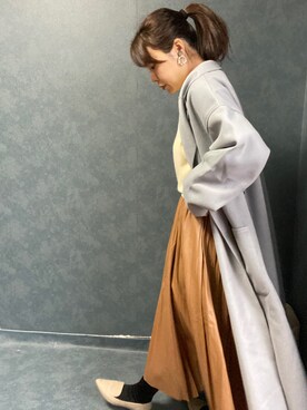 「GeeRA（ジーラ）のアイテム（その他アウター）」を使った、moniken1594 ◡̈*.。相互さん（レディース・158cm）の秋コーディネート