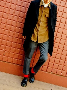 けんやさん（メンズ・175cm）の冬コーディネート