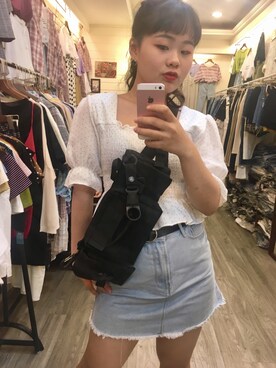 「約會穿搭」｜Gi Giさん（レディース・155cm）の夏コーディネート
