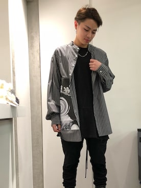 アライトモヤさん(メンズ・170cm)の冬コーディネート