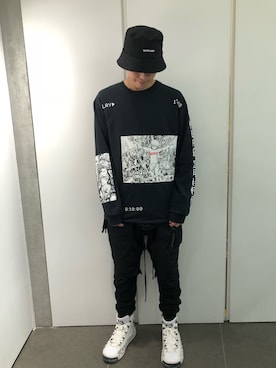 アライトモヤさん（メンズ・170cm）の春コーディネート