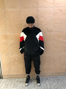 「L.H.P Private Brand（エルエイチピープライベートブランド）のアイテム（パンツ）」を使った、アライトモヤさん（メンズ・170cm）の秋コーディネート