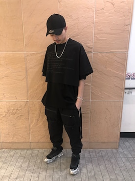 「L.H.P Private Brand（エルエイチピープライベートブランド）のアイテム（パンツ）」を使った、アライトモヤさん（メンズ・170cm）の夏コーディネート