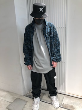 「thisisneverthat（ディスイズネバーザット）のアイテム（ジャケット/アウター）」を使った、アライトモヤさん（メンズ・170cm）の秋コーディネート