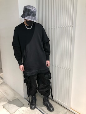 アライトモヤさん(メンズ・170cm)の冬コーディネート