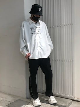 「KaneZ（ケインズ）のアイテム」を使った、アライトモヤさん（メンズ・170cm）の冬コーディネート