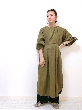 「titivate（ティティベイト）のアイテム（ワンピース/ドレス）」を使った、＊koya＊さん（レディース・150cm）の秋コーディネート