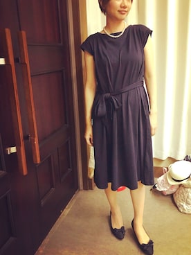 「BEAMS（ビームス）のアイテム（パンプス）」を使った、mayoさん（レディース・157cm）の夏コーディネート