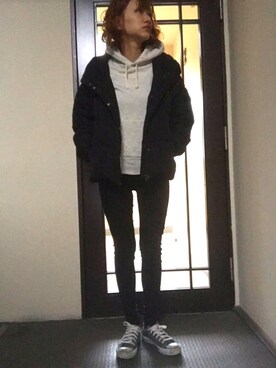 「平成最後のWEARISTAセンバツ」｜「アイテム（ダウンジャケット/コート）」を使った、mayoさん（レディース・158cm）の春コーディネート