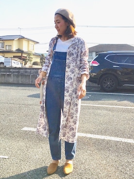 「アイテム（シャツワンピース）」を使った、かおりんさん（レディース・157cm・20代）の春コーディネート
