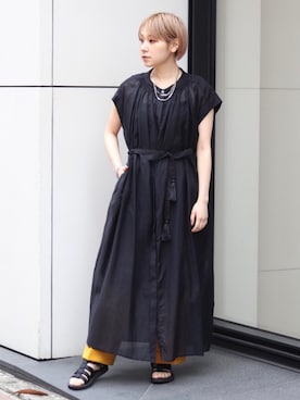 「JOINT WORKS（ジョイントワークス）のアイテム（ワンピース/ドレス）」を使った、sakuraさん（レディース・153cm）の春コーディネート