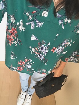 「NIKE（ナイキ）のNIKE/ナイキ グランドテラス 654495（スニーカー）」を使った、aiさん（レディース・160cm）の夏コーディネート