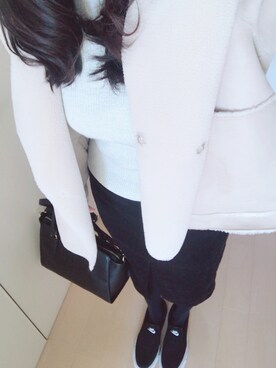 「UNIVERVAL MUSE（ユニバーバル ミューズ）のアイテム」を使った、aiさん（レディース・160cm）の冬コーディネート