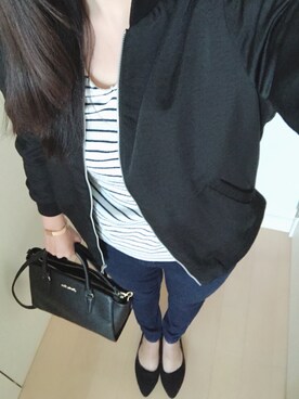 「Daniel Wellington（ダニエルウェリントン）の販売終了クラシックペティット アッシュフィールド32mm（アナログ腕時計）」を使った、aiさん（レディース・160cm）の春コーディネート