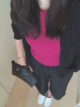 「Daniel Wellington（ダニエルウェリントン）の販売終了クラシックペティット アッシュフィールド32mm（アナログ腕時計）」を使った、aiさん（レディース・160cm）の春コーディネート