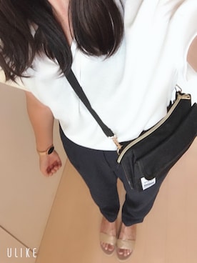 「Daniel Wellington（ダニエルウェリントン）の販売終了クラシックペティット アッシュフィールド32mm（アナログ腕時計）」を使った、aiさん（レディース・160cm）の秋コーディネート