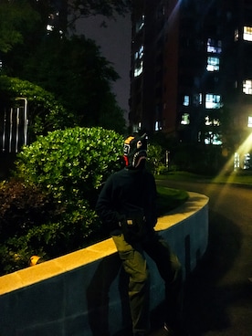 「A BATHING APE（アベイシングエイプ）のアイテム（スタジャン）」を使った、MMMartinさん（メンズ・174cm）の春コーディネート