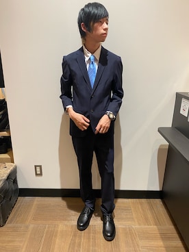 「アイテム（フォーマルスーツ/小物）」を使った、hu_tosiさん（メンズ・168cm・20代）の春コーディネート