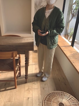 「united arrows」｜「アイテム（キャップ）」を使った、moka さん（レディース・160cm）の秋コーディネート