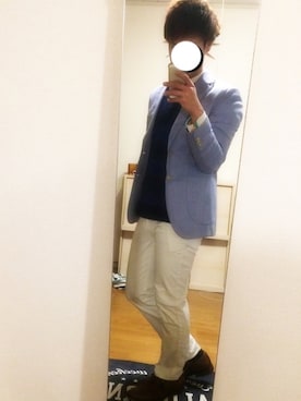 「SCHIATTI（スキャッテ）のアイテム（ジャケット/アウター）」を使った、COMYさん（メンズ・174cm）の冬コーディネート