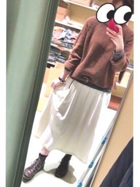 「コックリカラー」｜と   も さん（レディース・168cm）の秋コーディネート