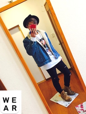 ✂︎田中海斗✂︎さん（メンズ・180cm）の冬コーディネート