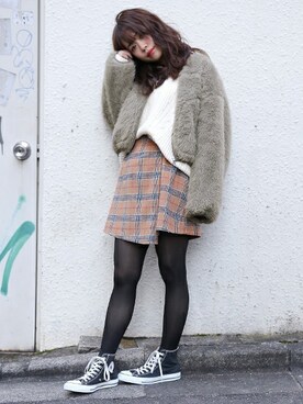 「apres jour（アプレジュール）のアイテム（ブルゾン）」を使った、apres_jourさん（レディース・158cm）の冬コーディネート