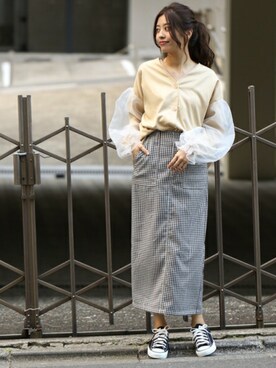 「アプレジュール」｜「アイテム（その他）」を使った、apres_jourさん（レディース・158cm）の春コーディネート