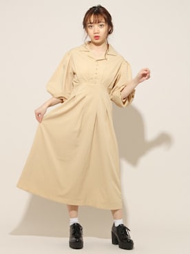 Apres Jour アプレジュール の フロントボタン開襟ワンピース Zozotown限定アイテム ワンピース Wear