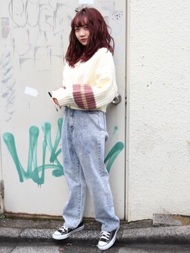 「アプレジュール」｜「アイテム（カーディガン/ボレロ）」を使った、apres_jourさん（レディース・158cm）の冬コーディネート