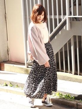 「apres jour（アプレジュール）のアイテム（ブルゾン）」を使った、apres_jourさん（レディース・158cm）の春コーディネート