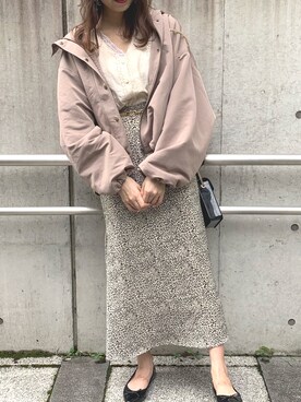 「apres jour（アプレジュール）のアイテム（マウンテンパーカー）」を使った、apres_jourさん（レディース・158cm）の夏コーディネート