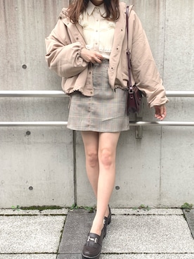 「apres jour（アプレジュール）のアイテム（マウンテンパーカー）」を使った、apres_jourさん（レディース・158cm）の夏コーディネート