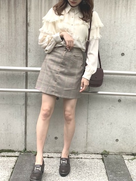 「apres jour（アプレジュール）のアイテム（パンプス）」を使った、apres_jourさん（レディース・158cm）の夏コーディネート