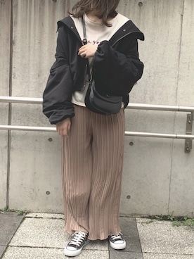 「apres jour（アプレジュール）のアイテム（マウンテンパーカー）」を使った、apres_jourさん（レディース・158cm）の夏コーディネート