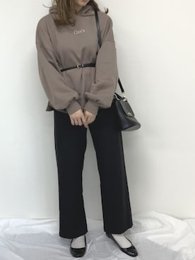 「アプレジュール」｜「アイテム（カーディガン/ボレロ）」を使った、apres_jourさん（レディース・158cm）の秋コーディネート