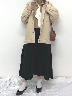 「apres jour（アプレジュール）のアイテム（ブルゾン）」を使った、apres_jourさん（レディース・158cm）の秋コーディネート