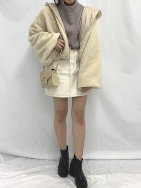 「apres jour（アプレジュール）のアイテム（ブルゾン）」を使った、apres_jourさん（レディース・158cm）の秋コーディネート