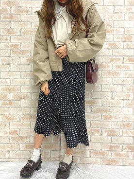「apres jour（アプレジュール）のアイテム（ブルゾン）」を使った、apres_jourさん（レディース・158cm）の春コーディネート