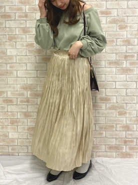 「apres jour（アプレジュール）のアイテム（スウェット）」を使った、apres_jourさん（レディース・158cm）の春コーディネート