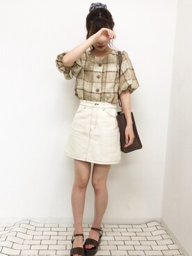 「アプレジュール」｜「アイテム（サンダル）」を使った、apres_jourさん（レディース・158cm）の夏コーディネート