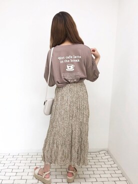「アプレジュール」｜「アイテム（サンダル）」を使った、apres_jourさん（レディース・158cm）の夏コーディネート