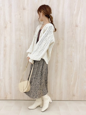 ワンピース レオパード柄 コーディネート Zozotown