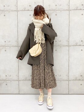 「apres jour（アプレジュール）のアイテム（ジャケット/アウター）」を使った、apres_jourさん（レディース・158cm）の秋コーディネート