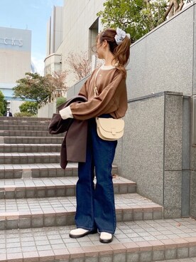 「apres jour（アプレジュール）のアイテム（ジャケット/アウター）」を使った、apres_jourさん（レディース・158cm）の冬コーディネート