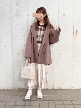 「apres jour（アプレジュール）のアイテム（ジャケット/アウター）」を使った、apres_jourさん（レディース・158cm）の冬コーディネート