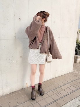 「apres jour（アプレジュール）のアイテム（ジャケット/アウター）」を使った、apres_jourさん（レディース・158cm）の冬コーディネート