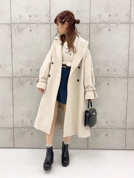 「apres jour（アプレジュール）のアイテム（ジャケット/アウター）」を使った、apres_jourさん（レディース・158cm）の秋コーディネート